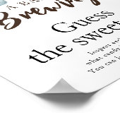 Baby braut Kaffee Ratet das süße Schlamassel Poster (Ecke)