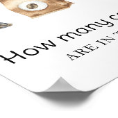 Baby braut Kaffee Wie viele Bonbons Poster (Ecke)