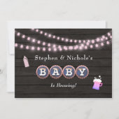 Baby Braut Kinderdusche Einladung (Vorderseite)