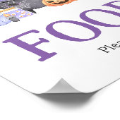 Baby braut Lila Halloween-Essen Poster (Ecke)