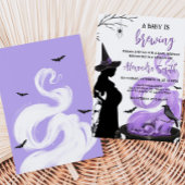 Baby braut Lila HexenBaby-Dusche Einladung