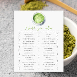 Baby braut Matcha Möchten Sie lieber