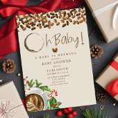 Baby Braut Oh Baby Weihnachtsdusche Einladung