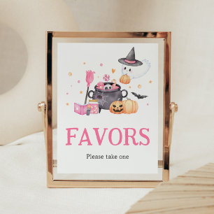 Baby braut Pink Halloween Baby Duschfavoriten Poster