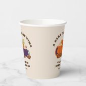 Baby Braut Pumpkin Coffee Fall Baby Dusche Pappbecher (Links)