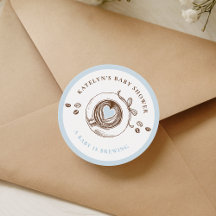 Baby braut sich zusammen Handgezeichnet