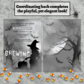 Baby braut Spooky Hexendusche Einladung