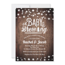 Baby braut String Lights Rustic Baby Shower