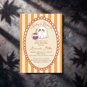 Baby braut süßen Geist Halloween-Baby-Party Einladung
