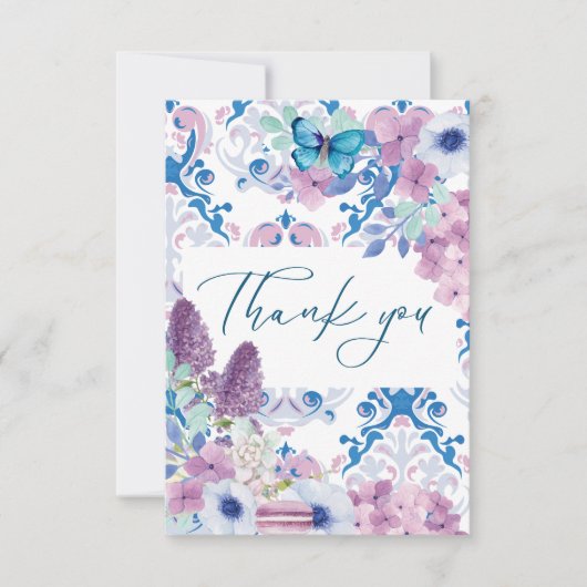 Baby Braut Tee Party Babydusche Danke Ca (Vorderseite)