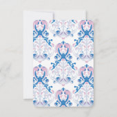 Baby Braut Tee Party Babydusche Dankeskarte (Rückseite)