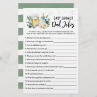 Baby Braut Vater Jokes Baby Shower Party Game