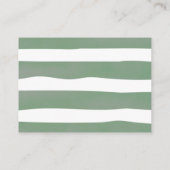 Baby braut, wie groß Mama's Bauchkarte ist Begleitkarte (Rückseite)