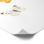 Baby Braut Wildblume Tea Baby Dusche Empfang Poster (Ecke)