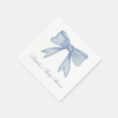 Baby Brautparty Bow Cocktail Napkin Serviette (Ecke)