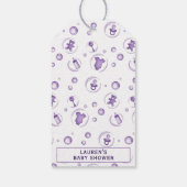 Baby Brew Hexe Cauldron Halloween Babydusche Geschenkanhänger (Rückseite)