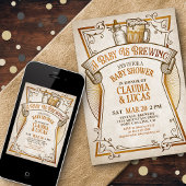 Baby Brewing Baby Shower Einladung