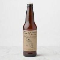 Baby Brewing Beer Couple's Baby Shower