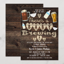 Baby Brewing Beer Party Daddy to Be Couples Dusche