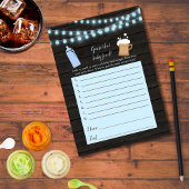 Baby Brewing Blue rät das Baby Food Dusche Spiel Einladung