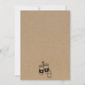 Baby Brewing Gender Neutral Twins Baby Sprinkle Einladung (Rückseite)