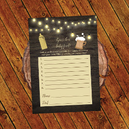 Baby Brewing Gold schätzt das Baby Food Dusche Spi Einladung