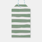 Baby Brewing Greenery Baby Dusche Vielen Dank Geschenkanhänger (Rückseite)