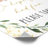 Baby Brewing Greenery Baby Duwer Fevor Schild (Ecke)