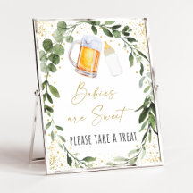 Baby Brewing Greenery Baby Duwer Leckerei Zeichen