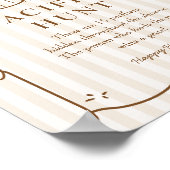 Baby Brewing Schnuller Sign Poster (Ecke)