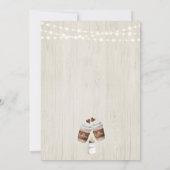 Baby Brewing Tea Party Kinderdusche Einladung (Rückseite)