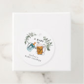 Baby Brewing | Wasserfarben-Babydusche Geschenkanhänger (Beispiel)