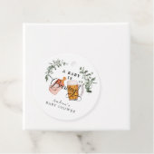 Baby Brewing | Wasserfarben-Babydusche Geschenkanhänger (Beispiel)