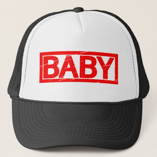 Baby-Briefmarke Truckerkappe (Vorderseite)