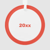 Baby Brother mit Big Brother Personalisiert Ornament (Rückseite)