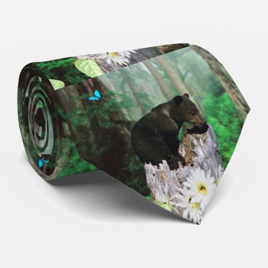 Baby Brown Bear, Neck Tie Krawatte (Gerollt)