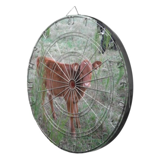 Baby Brown Cow. Dartscheibe (Vorderseite rechts)