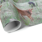 Baby Brown Cow. Geschenkpapier (Rolleneckpunkt)