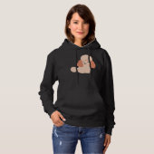 Baby Brown Poodle Hoodie (Vorne ganz)
