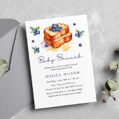 Baby Bruch Blueberries Baby Shower Einladung