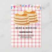 Baby & Brunch-Babydusche Begleitkarte (Vorderseite)