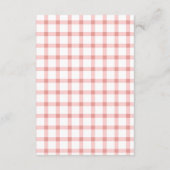 Baby & Brunch-Babydusche Begleitkarte (Rückseite)