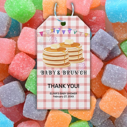 Baby & Brunch-Babydusche Geschenkanhänger