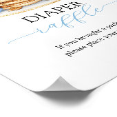 Baby Brunch Diaper Raffle Baby Duschgel Spiel Poster (Ecke)