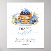 Baby Brunch Diaper Raffle Baby Duschgel Spiel Poster (Vorne)