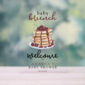 Baby Brunch Pancakes Sweet Cherry Baby Dusche Acrylschild (Neutral)