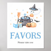 Baby brütet Blue Halloween Baby Duwer Favoriten Poster (Vorne)
