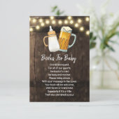 Baby brütet Buchanfragekarte, Bücher für Baby Einladung (Stehend Vorderseite)