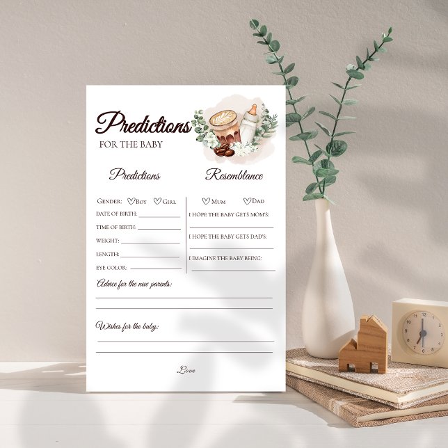 Baby brütet Coffee Baby Shower Predication (Von Creator hochgeladen)