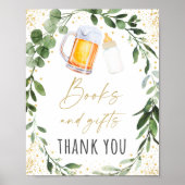 Baby brütet Grünbücher & Geschenke-Zeichen Poster (Vorne)